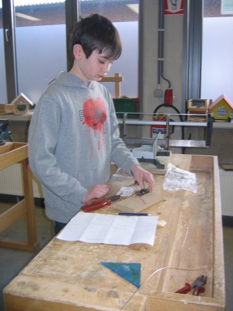 aansluiten van de onderdelen